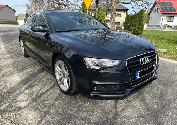 Audi A5 cena 59900 przebieg: 167700, rok produkcji 2014 z Różan małe 79